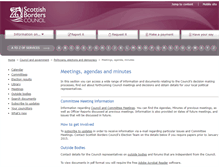 Tablet Screenshot of councilpapers.scotborders.gov.uk
